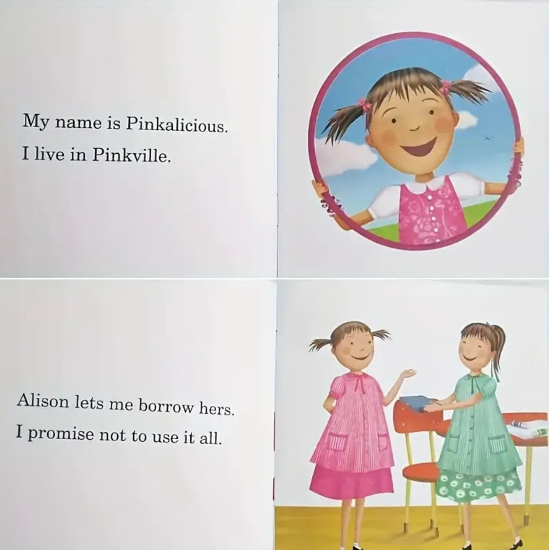 12 Books My First Phonics Storybook - Pink Series, Showcasing Short And Long Sounds, Suitable for Beginner English Picture Books, Perfect for Bedtime Reading Educational Pocket Books, Simple Visual Word Practice, English Illustrated Miniature Books, Easy