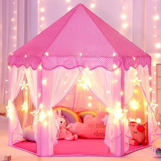 1pc Game House Tent, Indoor Princess Toy House, Christmas Gift, Castle Toys, Sleep Assistant, Foldable Tent, Outdoor Portable Tent, Kids Play Tent