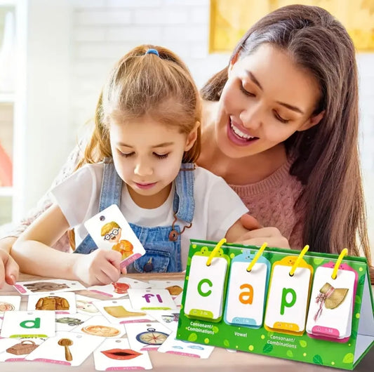 129pcs, Flash Cards Set for Kids Ages 3-6, Sight Words Preschool Classroom Phonics Learning, Reading Educational Tool for Speech and Special Education, Word Game Card